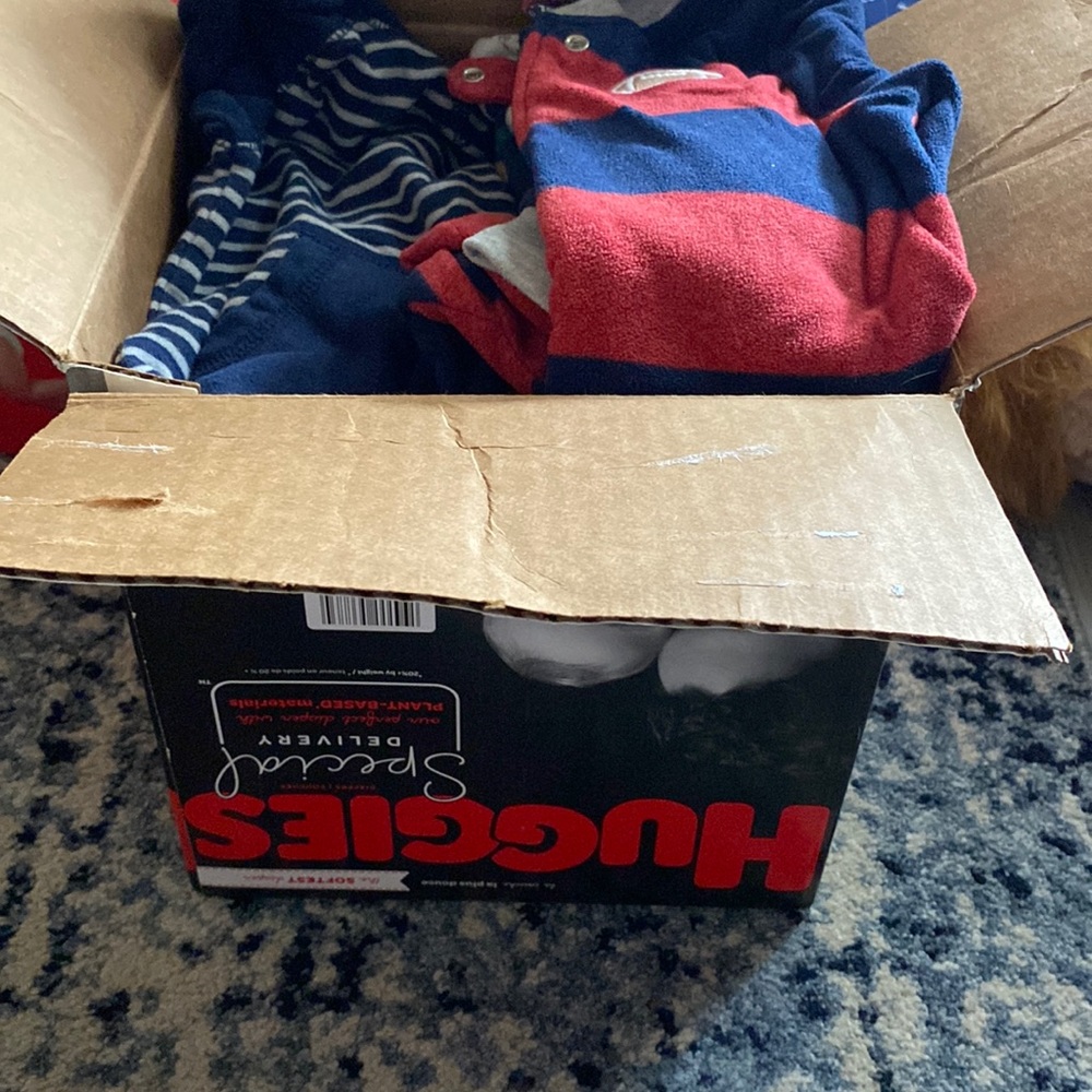12-18month baby onzie box!!!!! Stuffed as full as can be!!